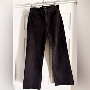 Aritzia “Iggy” Black Wide-Leg Jeans